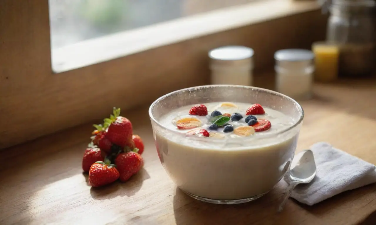 Cocina rústica con ingredientes frescos y acogedores