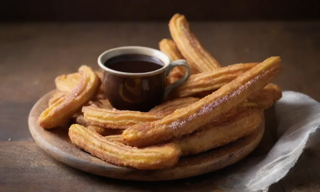 Churros dorados