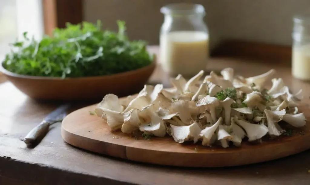 Cocina acogedora con ingredientes frescos y luz