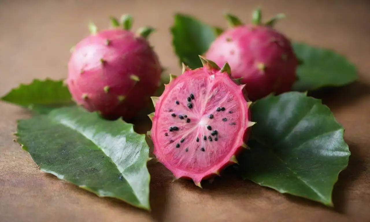 Pitahaya vibrante en un entorno acogedor