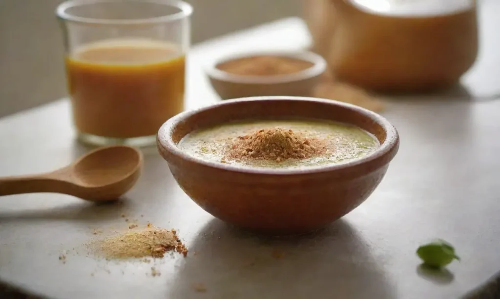 Cocina rústica con ingredientes acogedores y cálidos