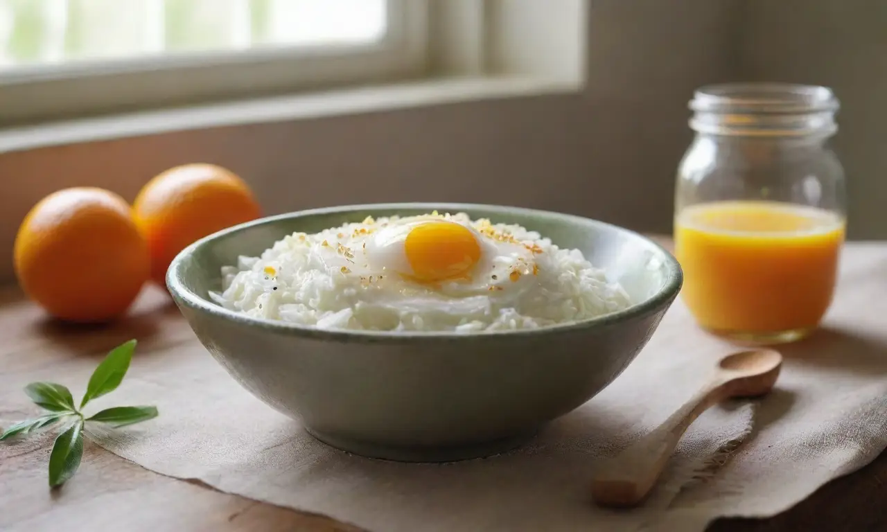 Cocina acogedora con ingredientes y luz natural