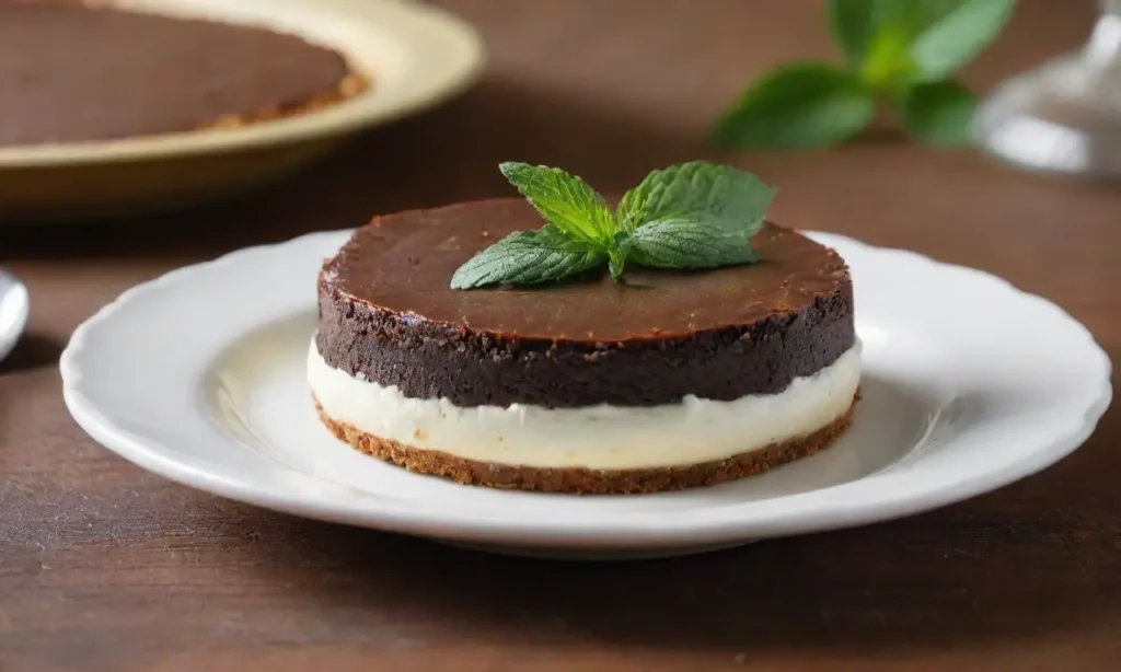 Flan de chocolate con corteza de Oreo