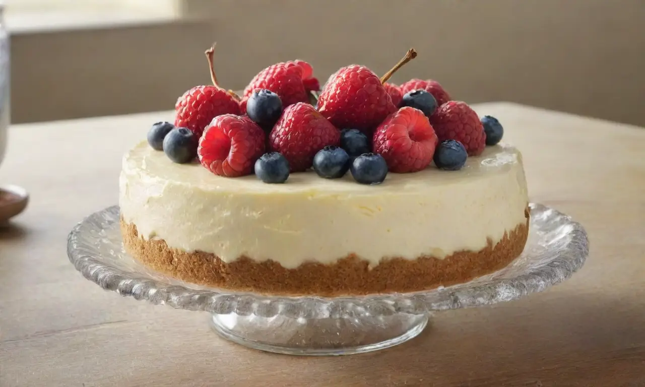 Frosting de cheesecake con fresas y sombras