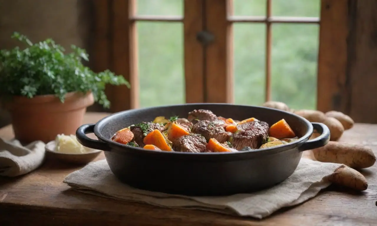 Escena culinaria acogedora y armoniosa