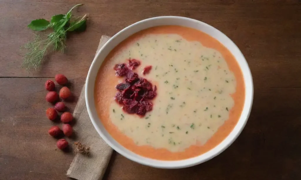 Mesa rústica con platos tradicionales finlandeses