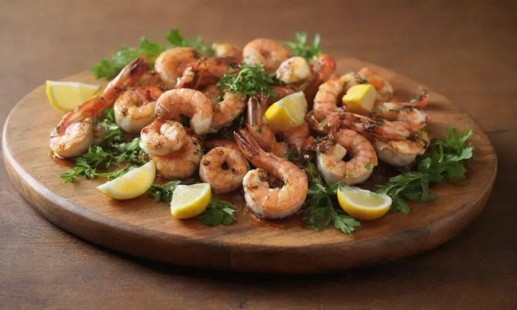 Mariscos a la parrilla