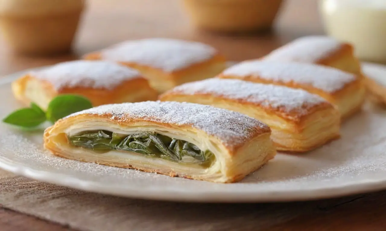 Napolitanas doradas y cremosas en un ambiente acogedor