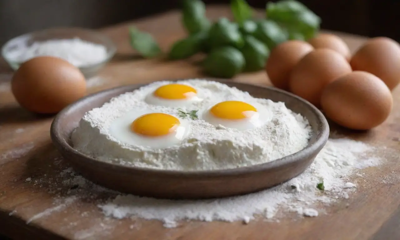 Ingredientes frescos listos para cocinar