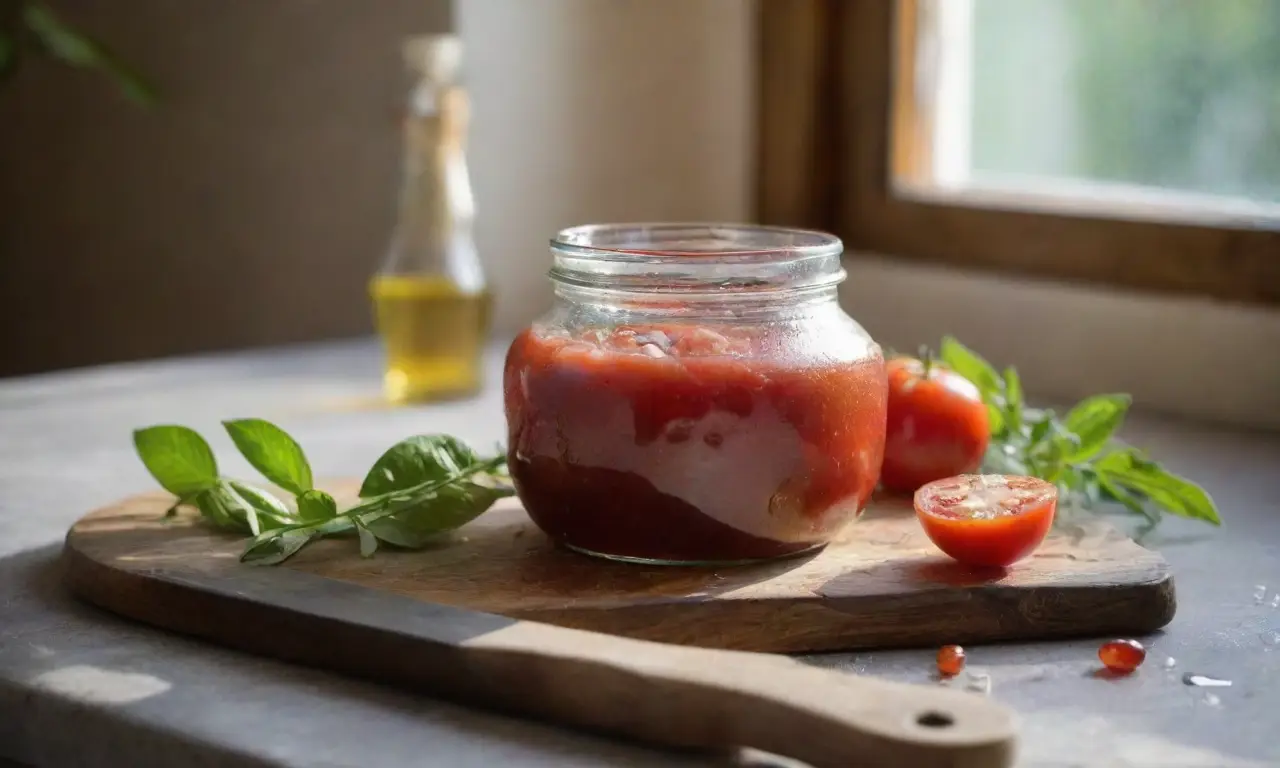 Ingredientes frescos en una acogedora cocina